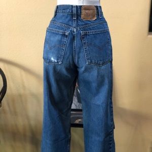 Vintage 550 Levis Jeans Womens Size 10 Tapered Leg